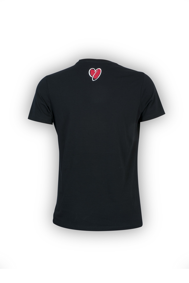 ONEKOR - T-shirt black shoulded to V
