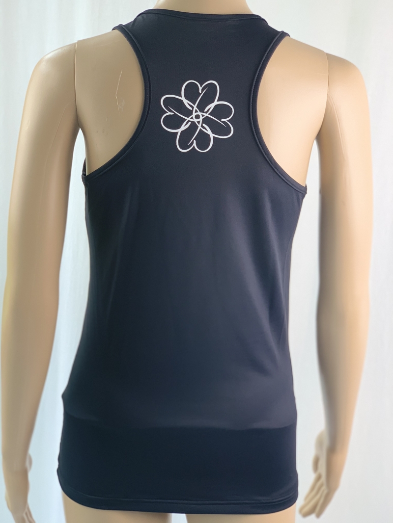 ONEKOR - TANK TOP IN BLACK TECHNICAL FABRIC