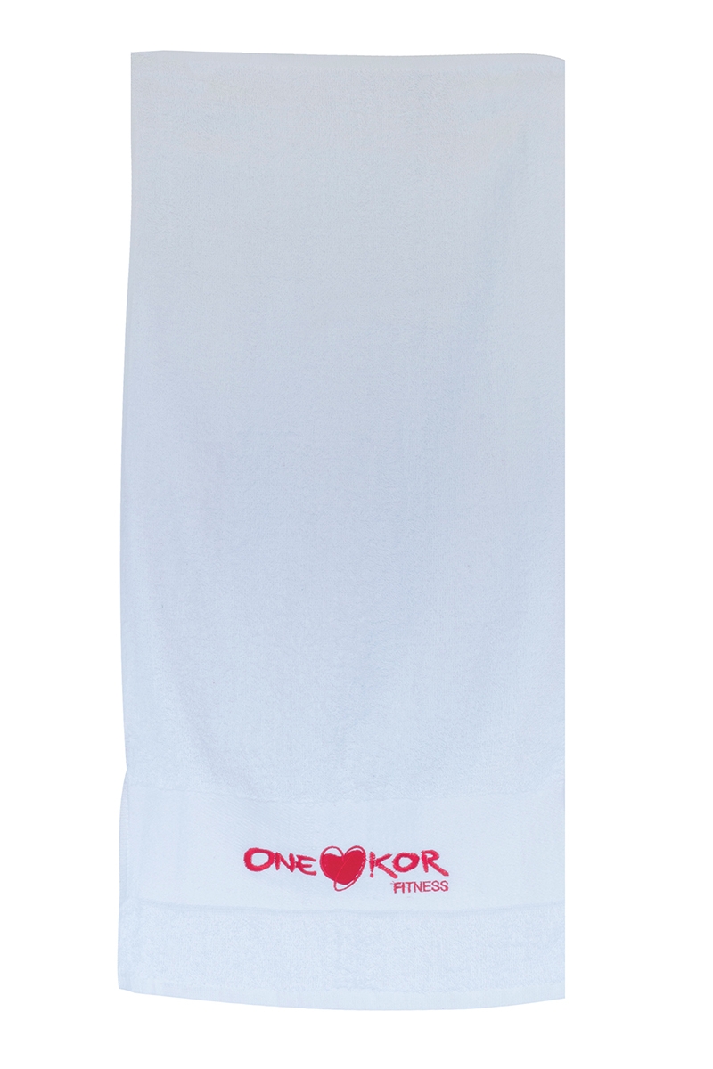 ONEKOR - White towel ONEKOR FITNESS
