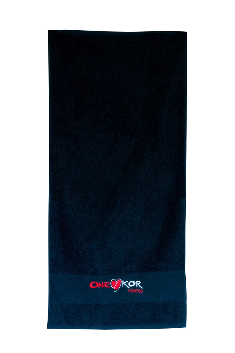ONEKOR - Black towel ONEKOR FITNESS