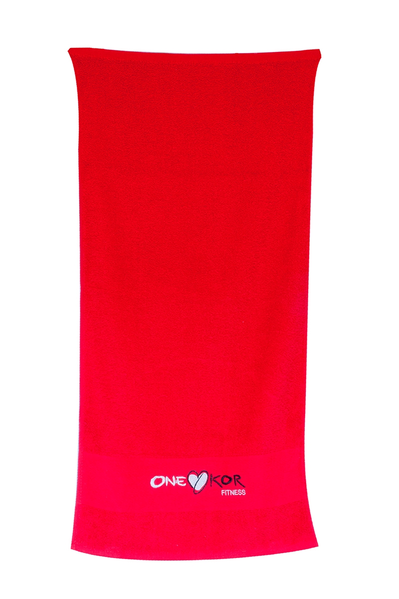 ONEKOR - Red towel ONEKOR FITNESS