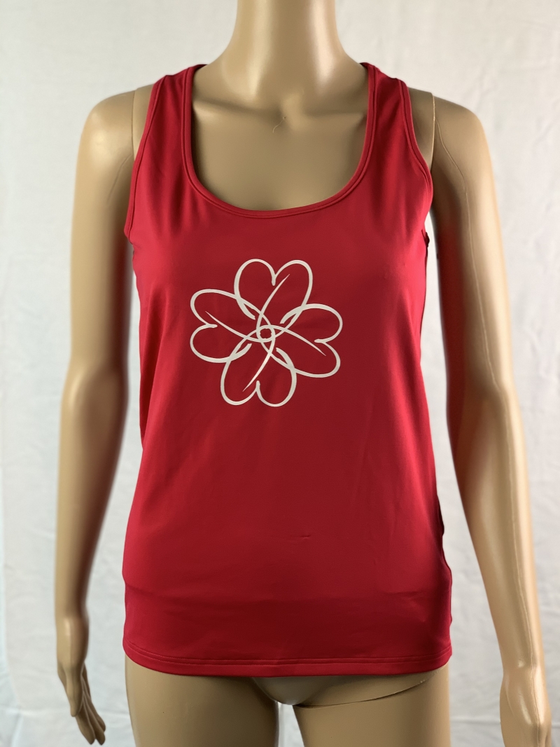ONEKOR - TANK TOP  RED TECHNICAL FABRIC