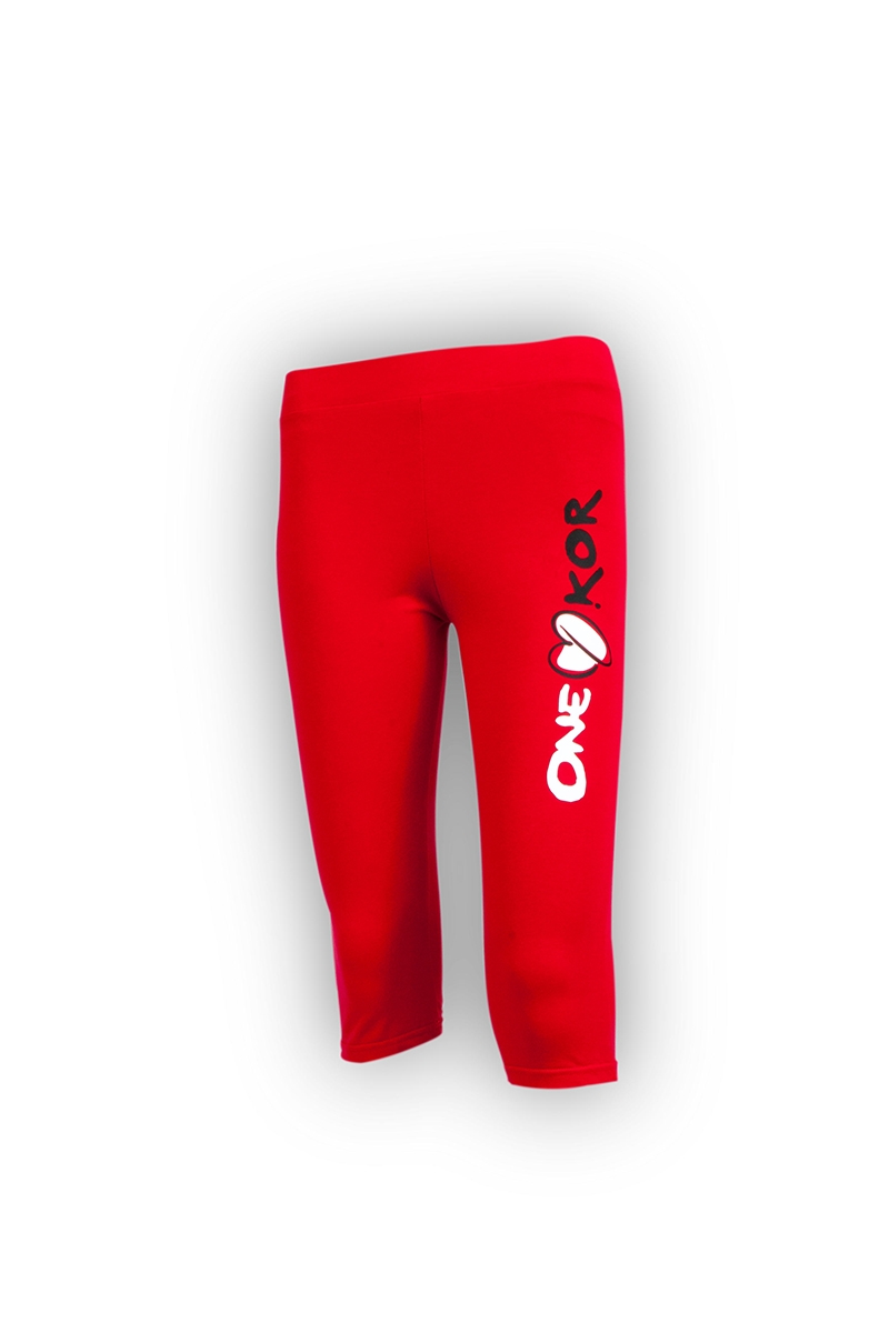 ONEKOR - Short leggins red